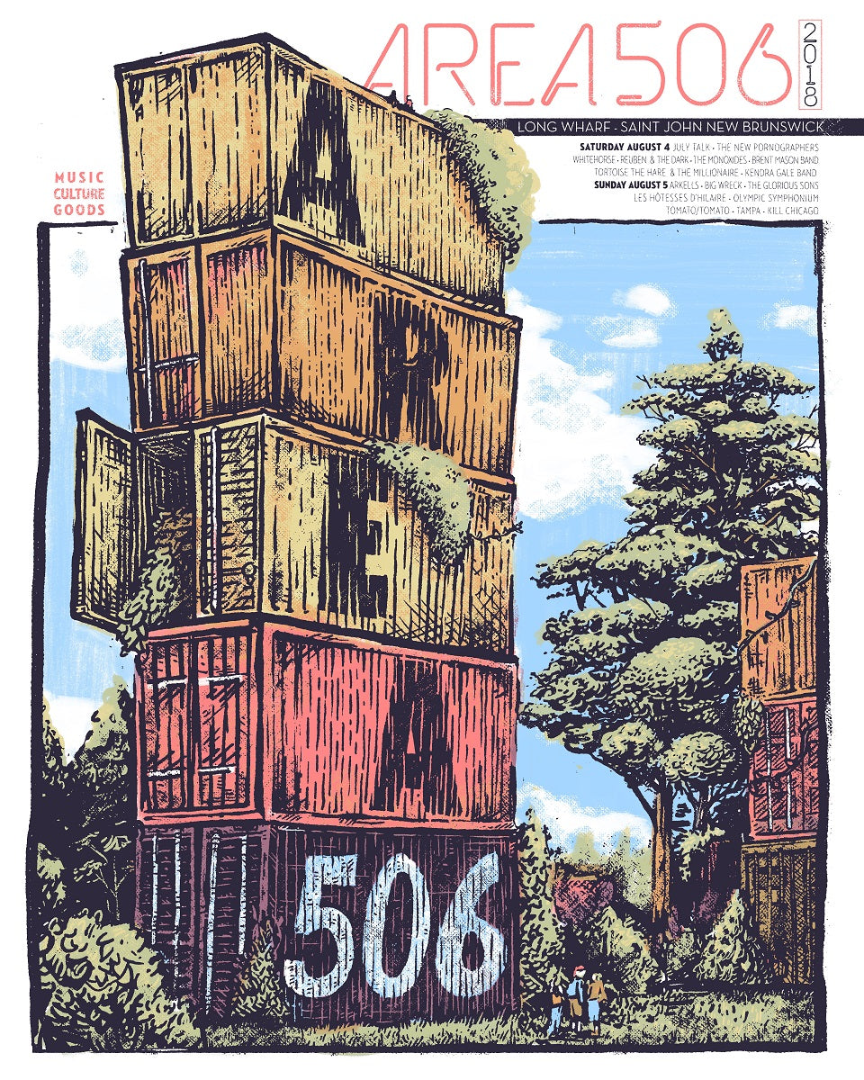 2018 AREA 506 Festival Collector Poster