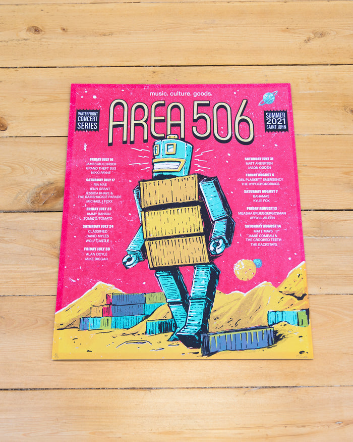 2021 AREA 506 Festival Collector Poster