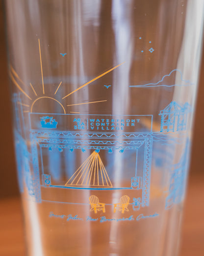 Waterfront Container Village Glass Tumbler