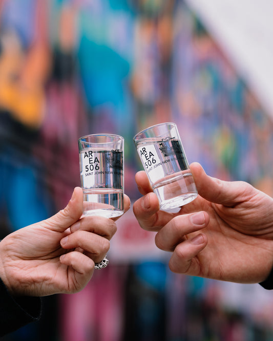 AREA 506 Ship Logo Shot Glass