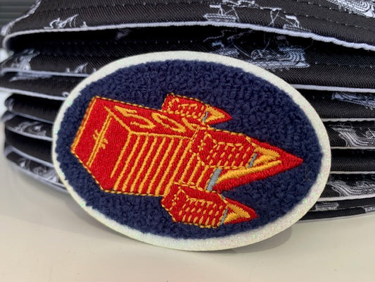 Chenille Rocket Patch