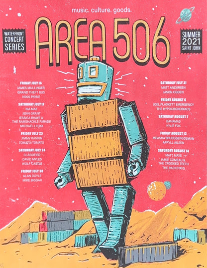 2021 AREA 506 Festival Collector Poster