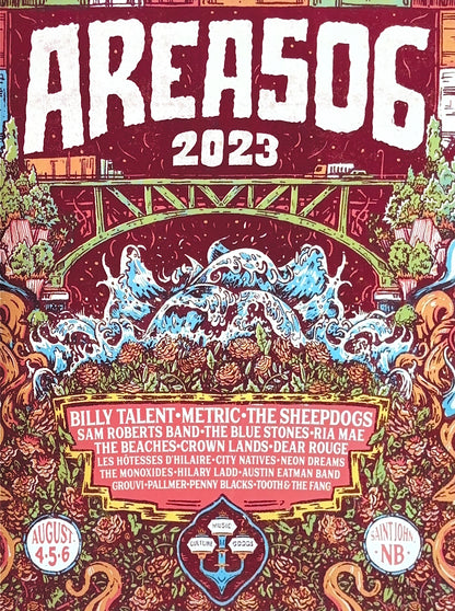 2023 AREA 506 Festival Collector Poster