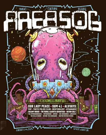 AREA 506 Festival 2024 poster design.