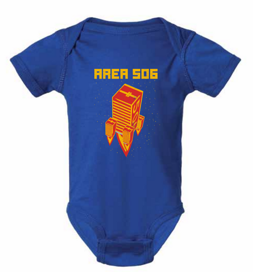 Rocket Ship Baby Onesie