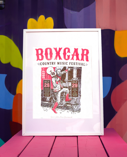 2023 Boxcar Country Festival Collector Poster