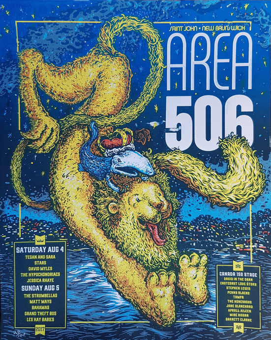 2017 AREA 506 Festival Collector Poster
