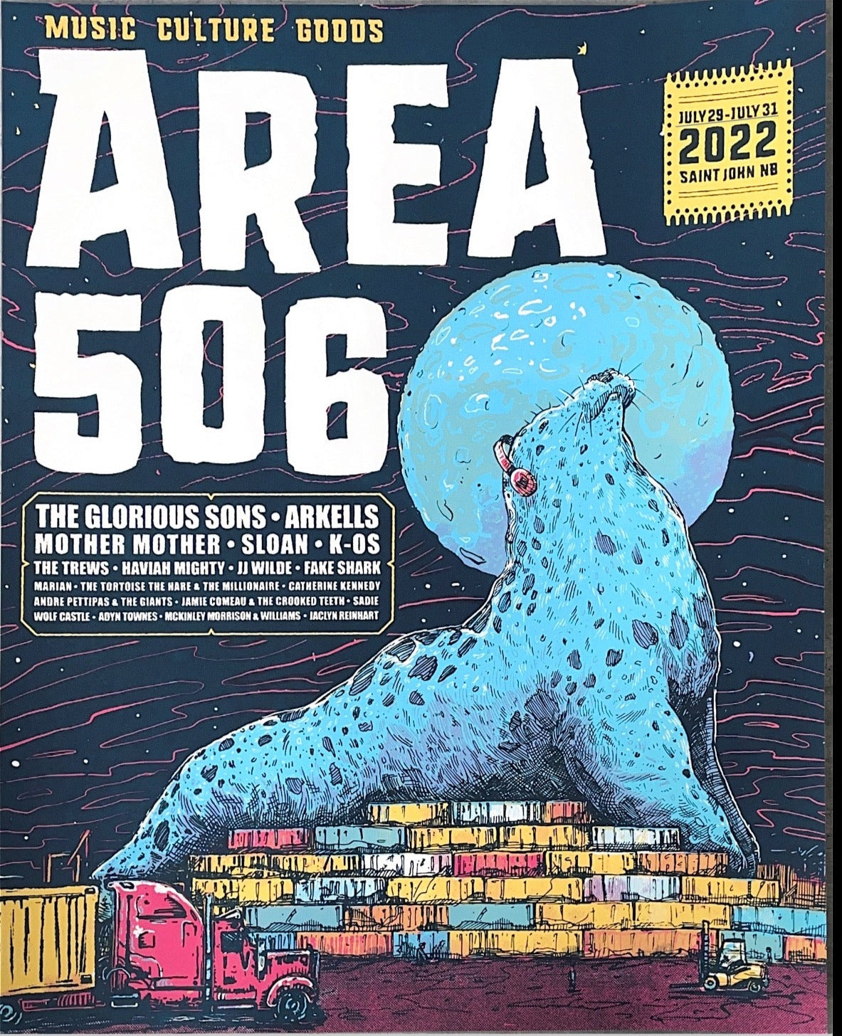 2022 AREA 506 Festival Collector Poster