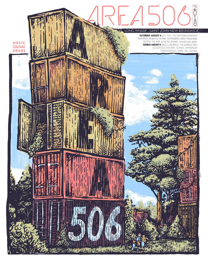 2018 AREA 506 Festival Collector Poster